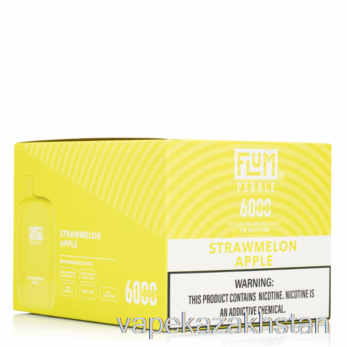 Vape Kazakhstan [10-Pack] Flum Pebble 6000 Disposable